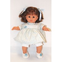 Кукла Кико с голубыми бантиками и в пинетках 34 см Carmen Gonzalez